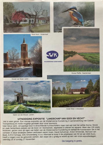 expositie - landschap van gooi en vecht
