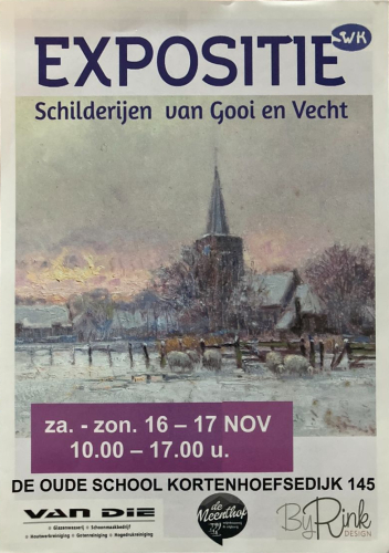 expositie - schilderijen van gooi en vecht