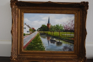 Kerkje Kortenhoef 30x40