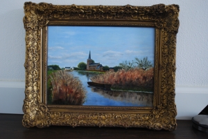 Kerkje Kortenhoef 35x45