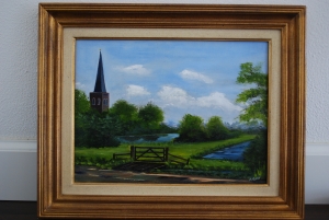 Kerkje Kortenhoef 30x40